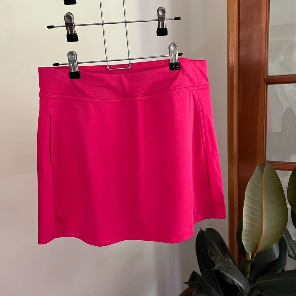 Bright Pink Golf Skort - Picture 1 of 3